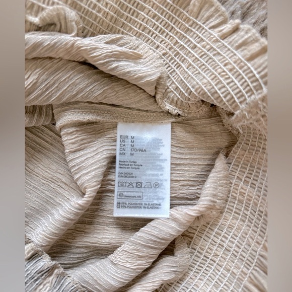 H&M Pinstriped Top M - Picture 3 of 9